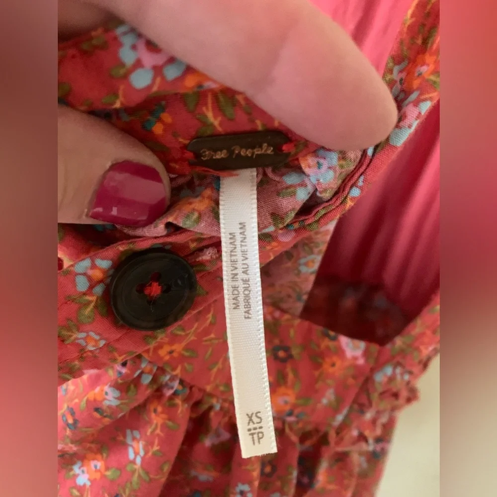 Free People Petunia Smocked Open-Back Mini Dress - Picture 3 of 7